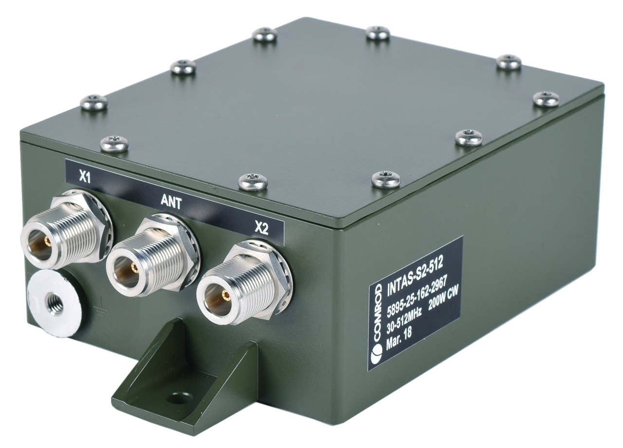 INTAS-S2-512 – Antenna Coupler – Two Transceivers / One Antenna