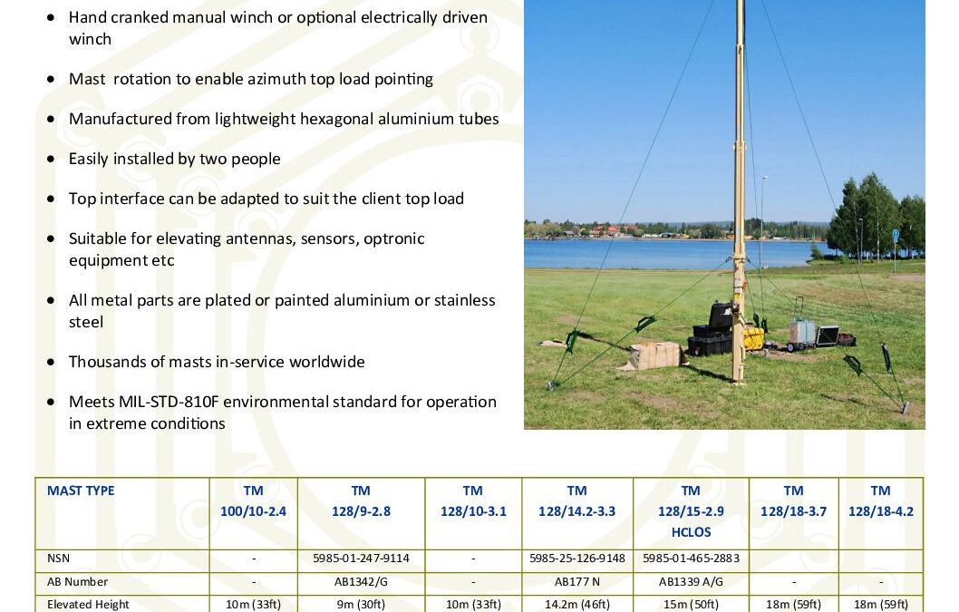 Lightweight-Telescopic-Mast