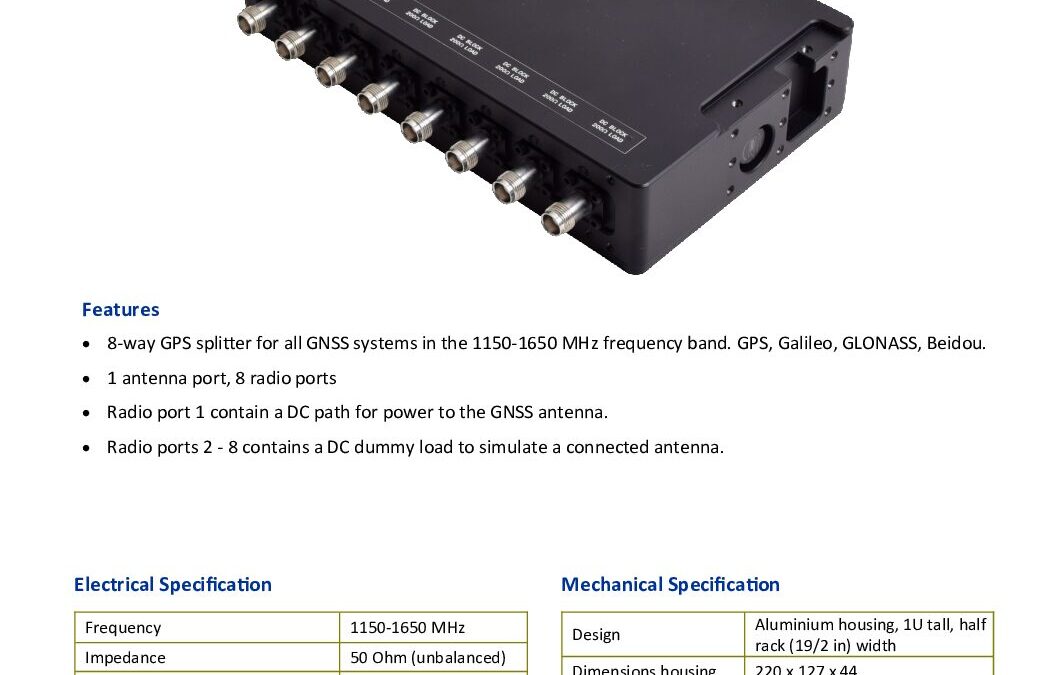 SPLITTER-GNSS-8